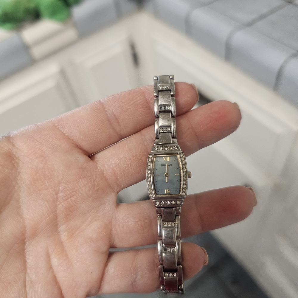 Pulsar Silver and Blue Women's Watch